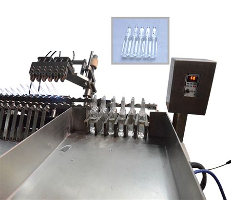 pharmaceutical cosmetic automatic glass ampoule filling  sealing machine okabfkj