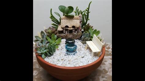 Miniaturefairygardendiy Cute Fairy Garden Ideas Youtube