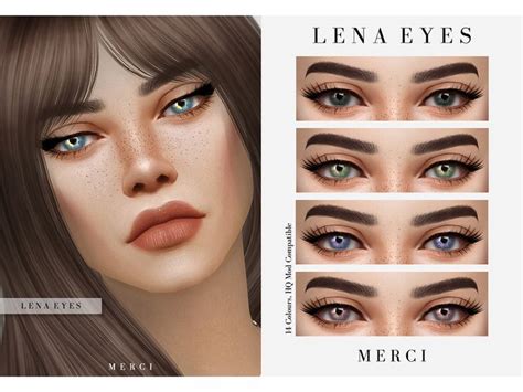 Sims 4 — Patreon Lena Eyes By Merci — 14 Colours Unisex In 2021