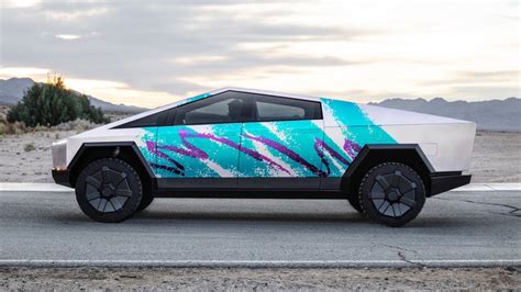 Start date may 23, 2020. Tesla Cybertruck fixed with vaporwave / Boing Boing