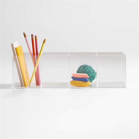 Rectangle Acrylic Kids Study Desk Organizer Reviews Crate And Kids Canada