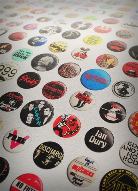Punk Pin Print Punk Pins Abstract Art Prints Prints