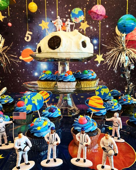 Astronauts And Aliens Space Themed Birthday Party Birthday Party