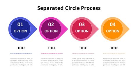 4 Steps Process Ppt Template Diagram Gambaran