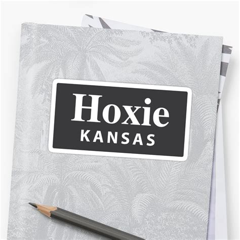 Hoxie Kansas Sticker By Everycityxd2 Redbubble