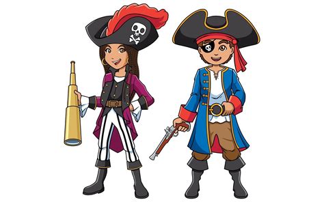 Pirate Kids 2 Illustration 144823 Templatemonster