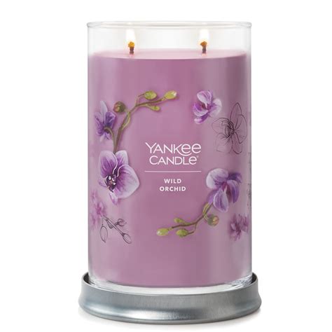 Yankee Candle Wild Orchid Scented Signature 20oz Large Tumbler 2 Wick