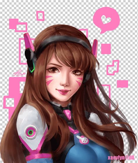 Overwatch Dva Fan Art Drawing Overwatch Dva Chibi Overwatch Dva