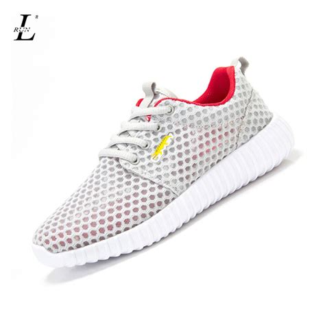 Unisex Lover Shoes Man Sports Running Shoes Lace Up Flat Athletic Shoes