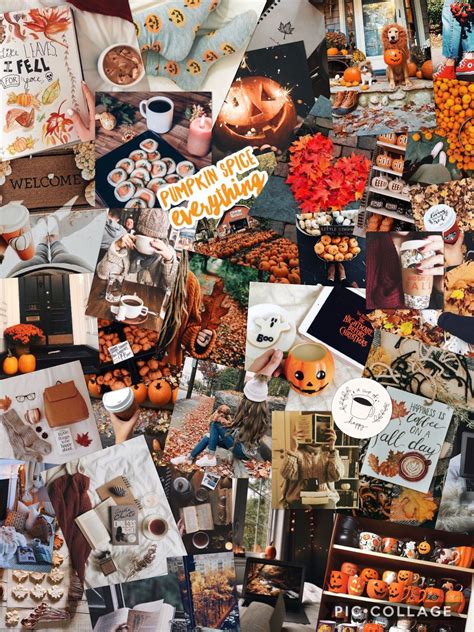 Halloween Aesthetic Collage Wallpapers Wallpaper Cave