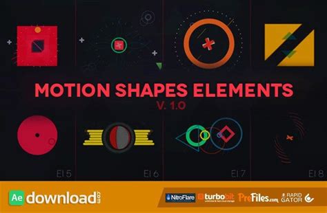 Download the after effects templates today! Motion Shapes - Animated Elements Free Download After ...