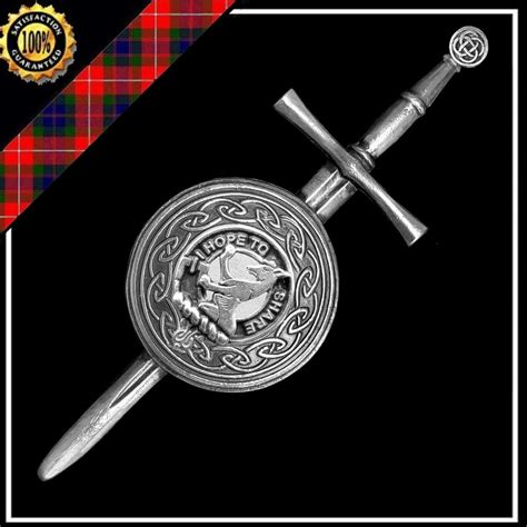 Riddell Scottish Clan Dirk Shield Kilt Pin Celtic Studio