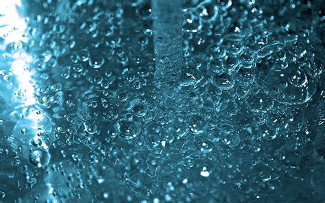Backgrounds Water Watery Bubbles Ocean Water Droplets Hd Wallpaper