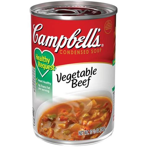 Campbells Healthy Request Vegetable Beef Condensed Soup Hy Vee
