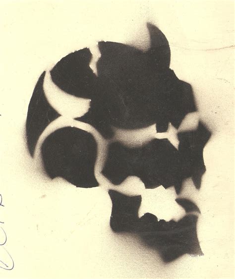 Evil Skull Stencil By Tekieone On Deviantart
