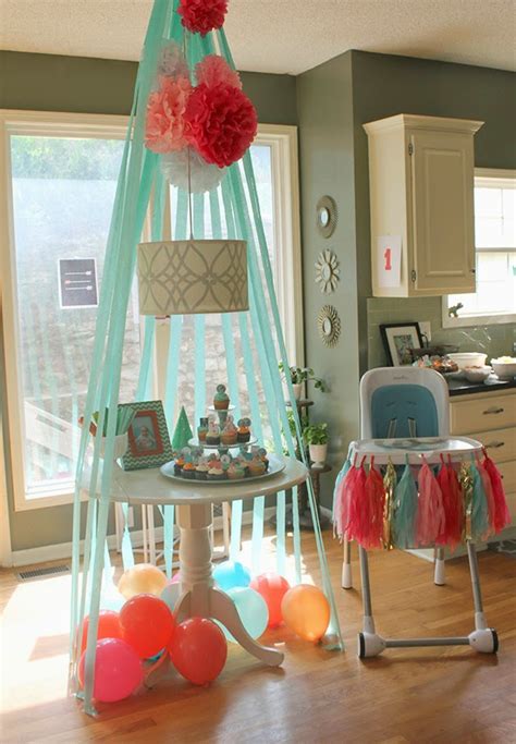 Coming up with 1st birthday party ideas on a budget might seem like cutting down on an important milestone, but there are some great ideas that you whether you are fretting about putting up the 1st birthday party decorations at home or figuring out other aspects related to the party, the best way to. DIY // ADVENTURE THEMED FIRST BIRTHDAY PARTY - Oh So ...