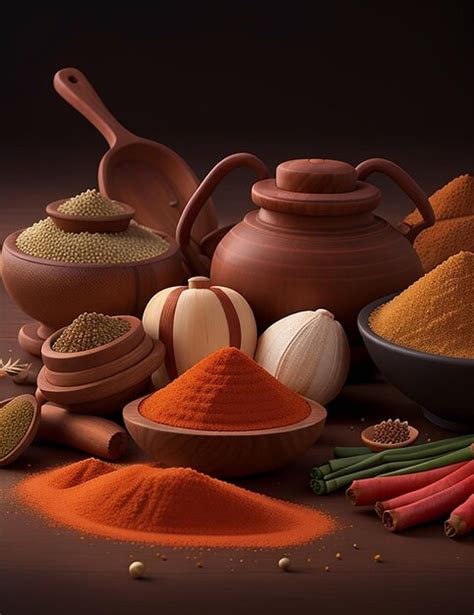 premium photo asian varieties spice