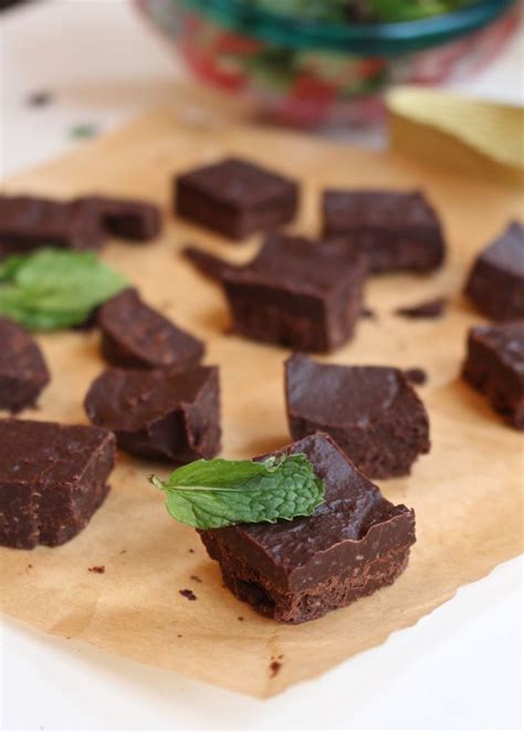 Chocolate Peppermint Fudge Paleo Dairy Free Nut Free From