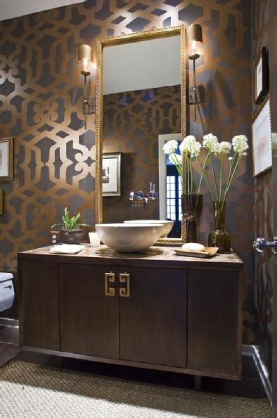 Andrea Hebard Interior Design Blog Bold Powder Room Design