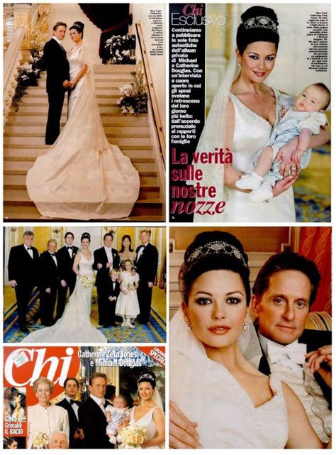 Red Carpet Wedding Catherine Zeta Jones And Michael Douglas Red
