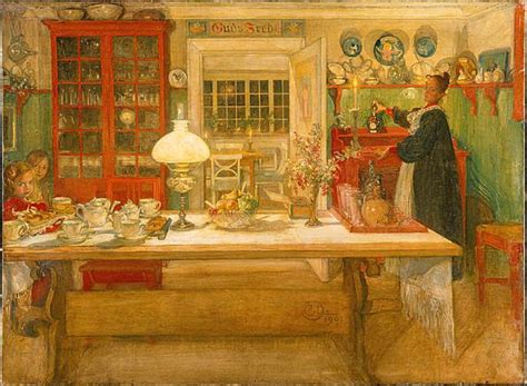 Getting Ready For A Game Carl Larsson Oil Painting Reproductions