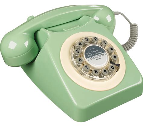 Buy Wild And Wolf 746 Corded Phone Swedish Green Free Delivery Currys