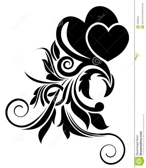 Pattern floral background design flower frame flowers decorative mandala. Black Floral Design Element Stock Vector - Image: 48205932
