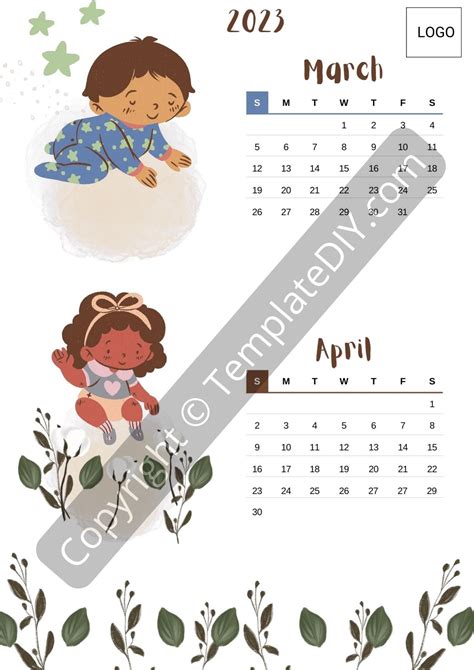 March April Calendar 2023 Printable Mobila Bucatarie 2023 Rezfoods