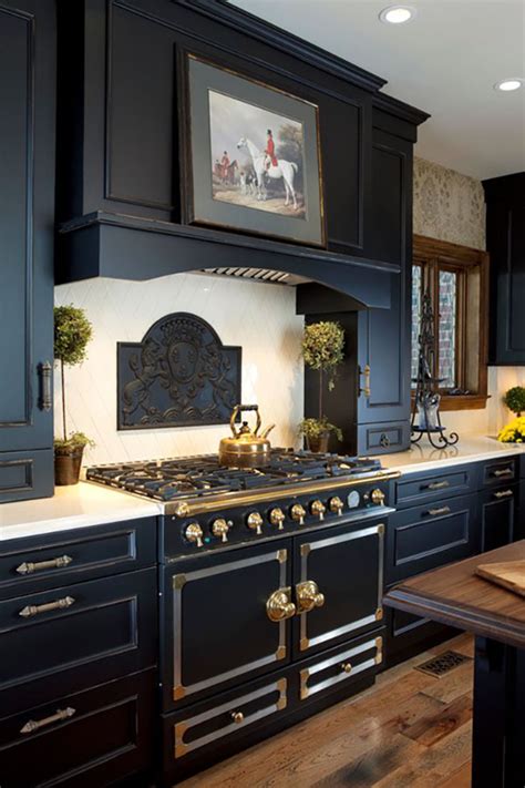 While there seems to be a lot of brass or gold hardware being used lately, black hardware remains a steady classic. 15 Beautiful Black Kitchens /// The Hot New Kitchen Color ...
