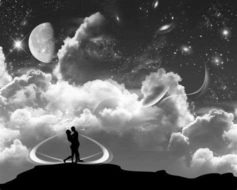 Love Romantic Love Black And White Lovers Black And White Hd Wallpaper