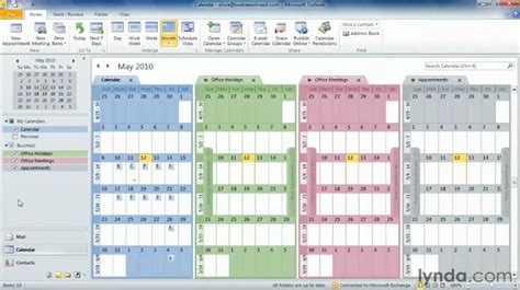 Outlook Tutorial How To Work With Multiple Calendars