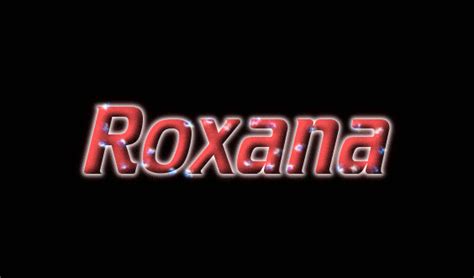 Roxana Logo Outil De Conception De Nom Gratuit à Partir De Texte