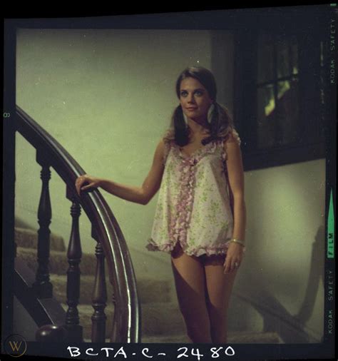 Original 1969 Natalie Wood Color Camera Film Transparency Sexy Nightie