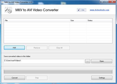 Mkv To Avi Video Converter скачать бесплатно для Windows 10 8 7 Xp