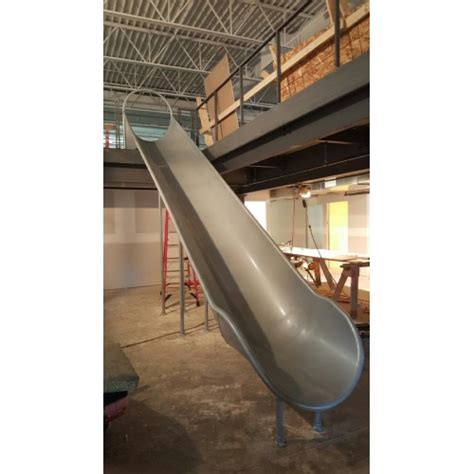Tr422c Aluminum Trough Slide Chute For 11 Foot Deck Height