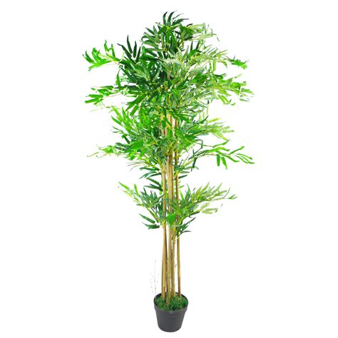 150cm 5ft Natural Look Artificial Bamboo Plants Trees Xl Leaf