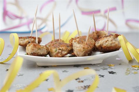 Silvesterbuffet Hackhäppchen