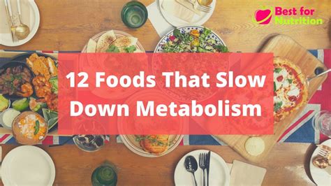 Your body's ability to use insulin is affected, too. 12 Foods That Slow Down Metabolism | by Dr. Rashmi Byakodi ...