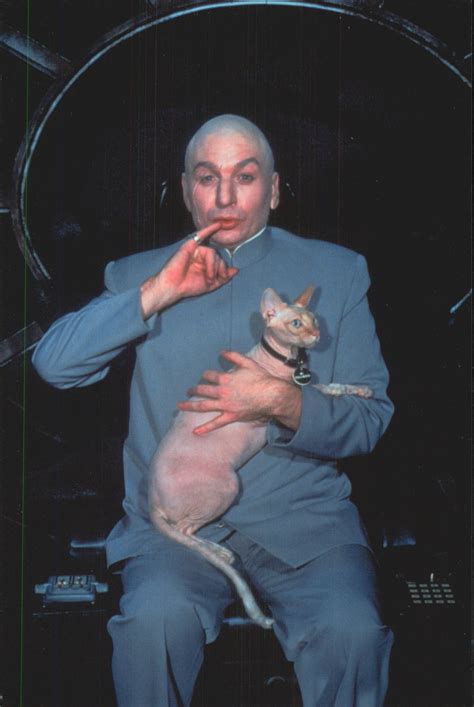 Dr Evil And Mini Me And Cat