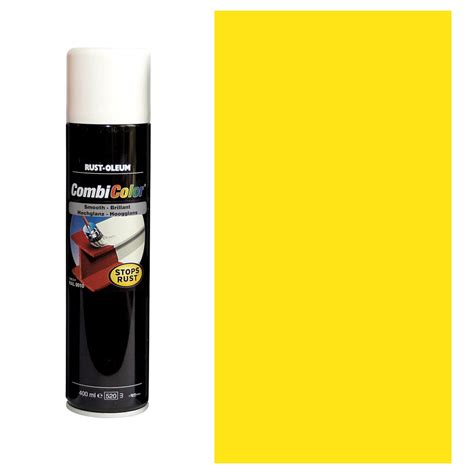 Rust Oleum Combicolor Metal Spray Paint Light Yellow 400ml