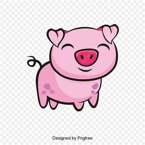 Pink Cute Little Pig Png Dibujos Clipart De Cerdo Cerdo Cerdo Rosa