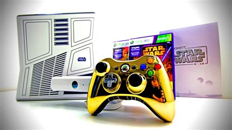 Limited Edition Xbox 360 Kinect Star Wars Bundle Unboxing Youtube