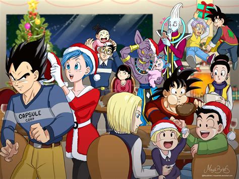 Dragon Ball Christmas Christmas Dragon Anime Christmas Dragon Ball