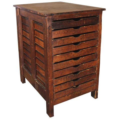 These wood file cabinets allow you to avoid clutter & are a great way to store important documents. Authentic Hamilton Flat-File Cabinet, Wooden Multi-Drawer ...