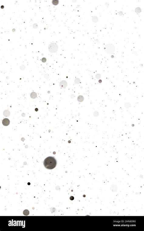 Gray Spots Against White Bigger Blurred Grey Spots And Smaller Spots