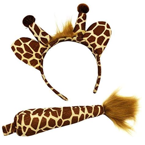 Giraffe Headband And Tail Giraffe Costume Animal Costume Accessory