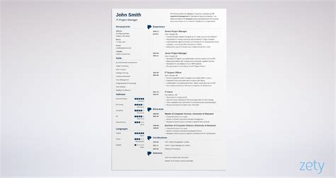 Blank Resume Templates Forms To Fill In