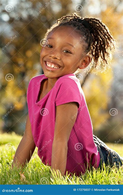Happy African American Child Stock Image Image Of Adorable Child