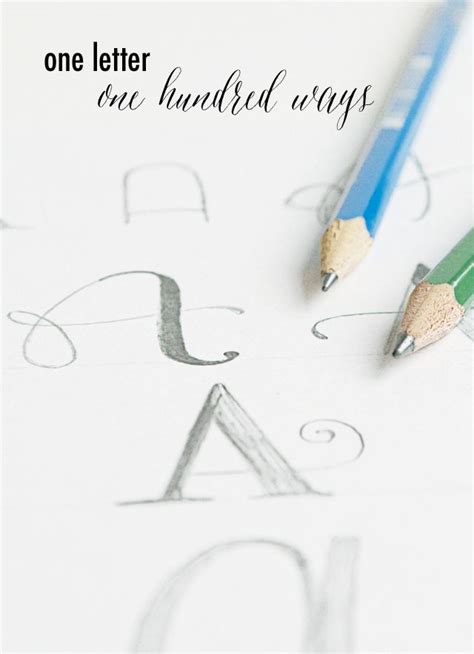 Alisaburke January 2015 Hand Lettering Art Brush Lettering Tutorial