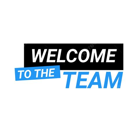 Modern Design Welcome To The Team Text On Speech Bubbles Modern Design